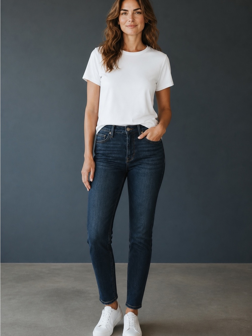 EUC Levi’s Women Shaping Skinny Jeans Dark Wash 29 X 30 Tummy Control 5 Pocket - Picture 1 of 7